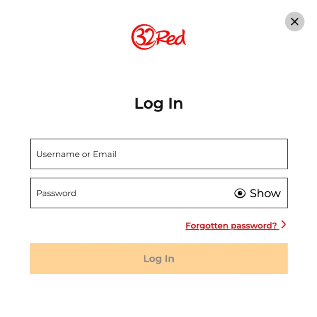 32red login